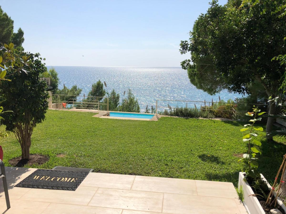 Villaparadiso Beach Front Villa Makris Gialos Argostolion Dış mekan fotoğraf